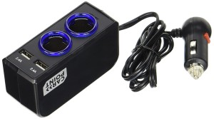 ROZGAŁĘZIACZ GNIAZDA ZAPALNICZKI + ŁADOWARKA 12V 24V 2 x USB 4.8A