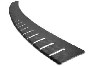 OPEL CORSA D 3D / 5D NAKŁADKA NA ZDERZAK Z ZAGIĘCIEM (STAL + FOLIA CARBON)