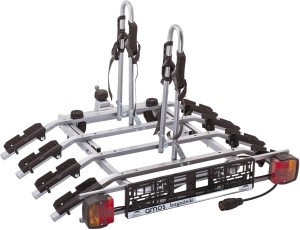 BAGAŻNIK ROWEROWY NA HAK TYTAN PLUS 4 ROWERY 7PIN