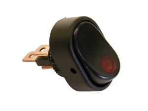 PRZEŁĄCZNIK WŁĄCZNIK PODŚWIETLANY LED CZERWONY