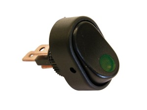 PRZEŁĄCZNIK WŁĄCZNIK PODŚWIETLANY LED ZIELONY